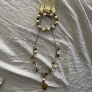Trisha Waldron Designs VINTAGE - necklace, bracelet, and earrings set